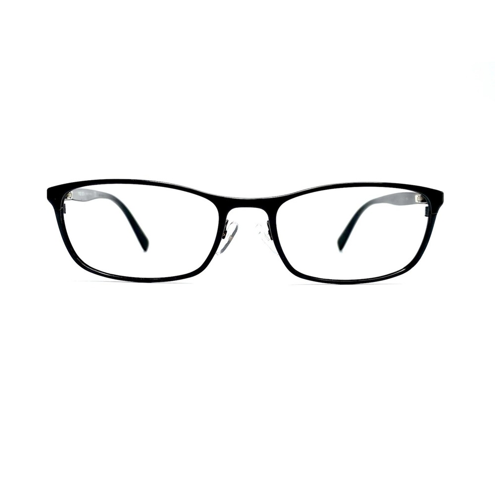 Prada Black Mens Rectangular Glasses Italy 7AX-1O1 54 18 140